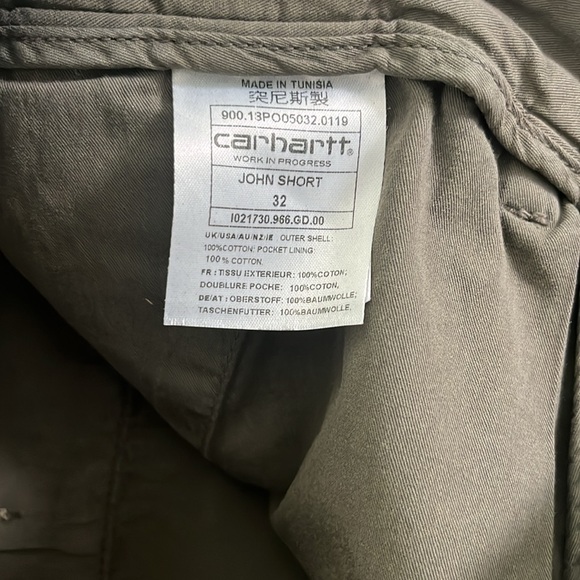 Carhartt John Short Brown Shorts - Picture 6 of 8